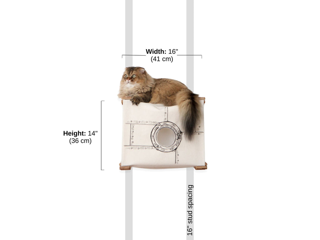 Enclosed Cat Bed - Cat Wall Cubby