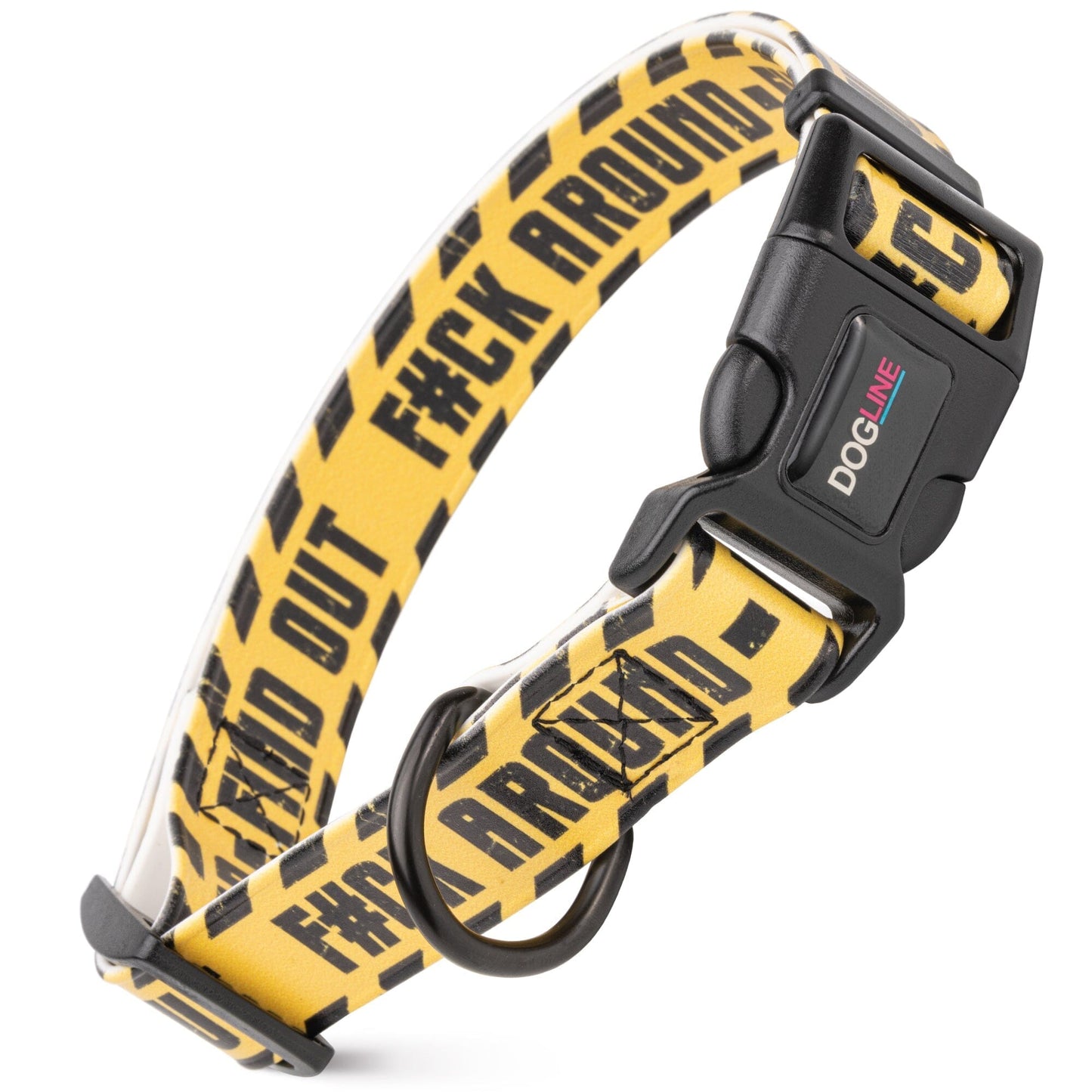 Dogline Biothane Full Color Design Printed Dog Collar with Quick Release Buckle