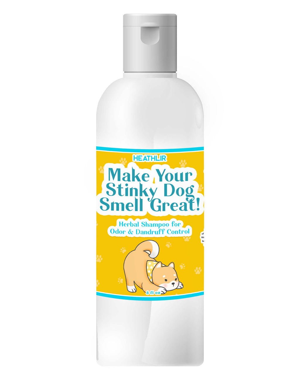 Make Your Stinky Dog Smell Great! Herbal Shampoo For Dogs (8 ounces)