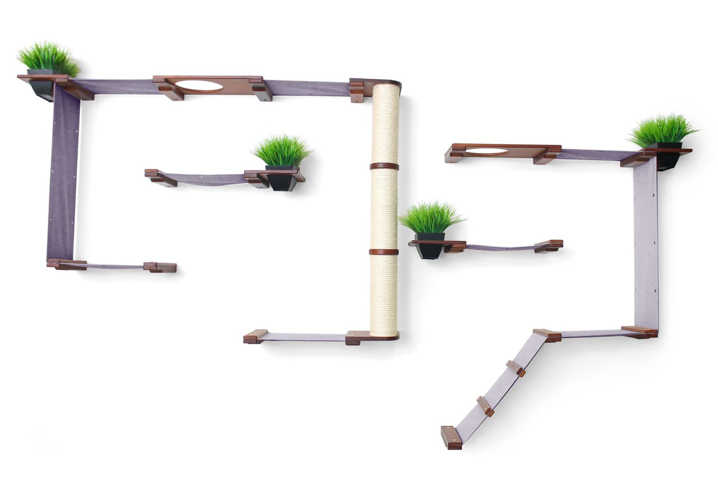 The Gardens - Modern Cat Tree with Plants