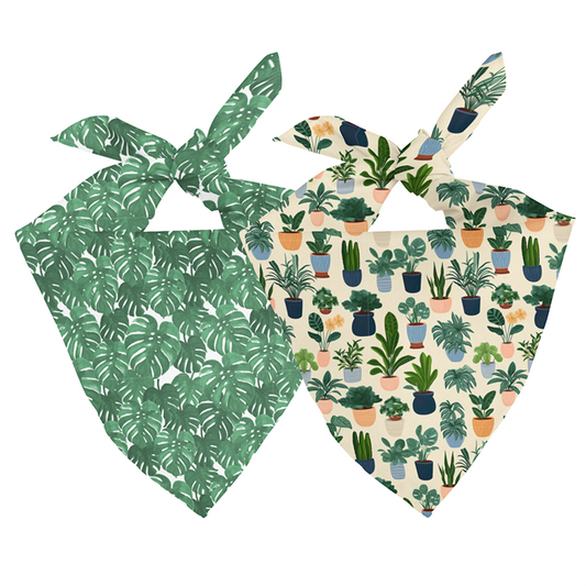 House Plant Dog Bandana