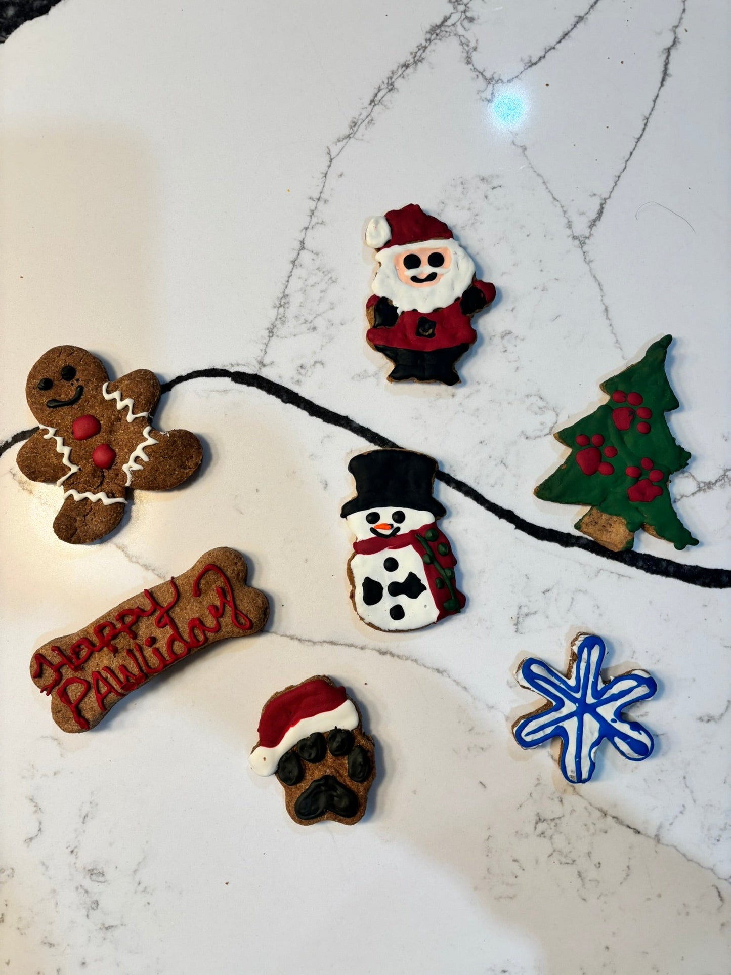 Whimiscal Organic Christmas Dog Cookie Box