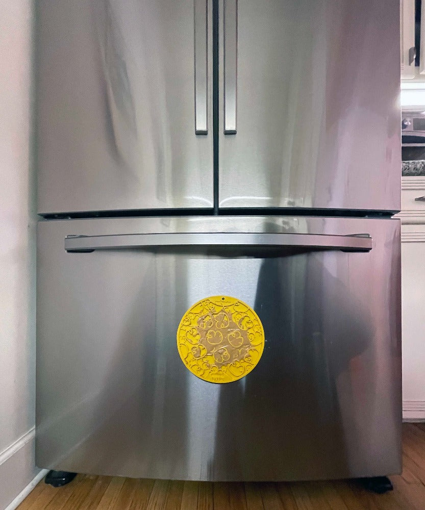 Rubber Duckies emat - Enrichment Lick Mat for Dogs and Cats - with Suction Cups | Bath Time Design | SodaPup USA Made