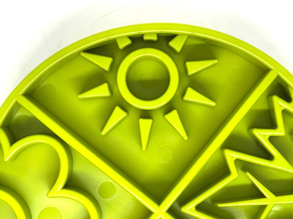 Four Seasons eTray - Shallow Slow Feeder Dog Bowl for Enrichment | USA Made