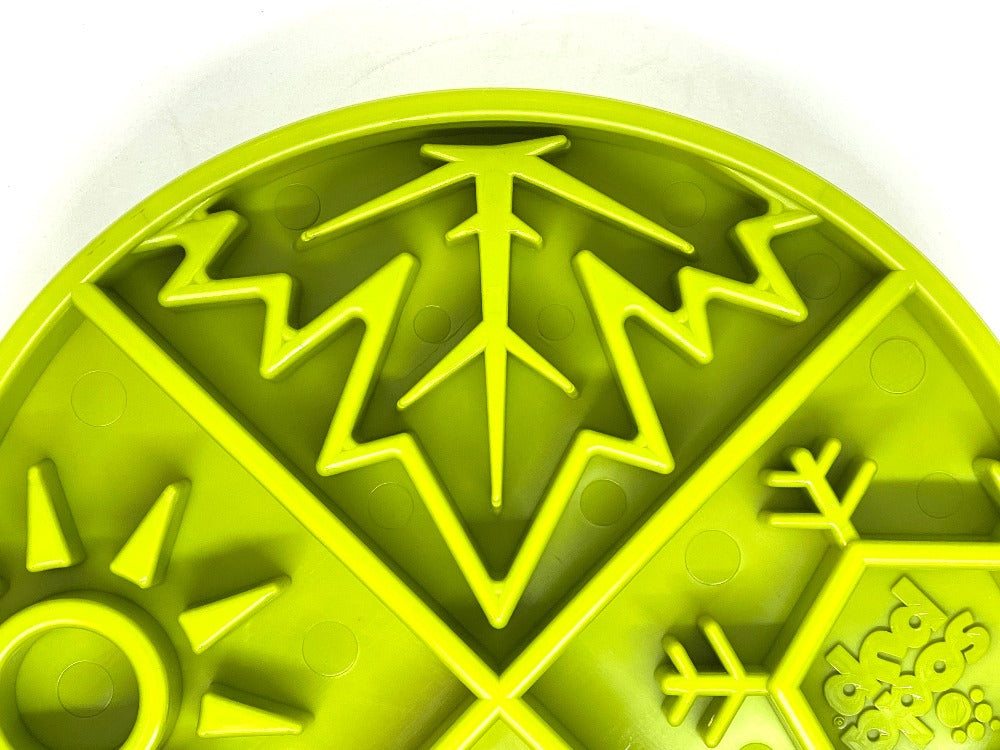 Four Seasons eTray - Shallow Slow Feeder Dog Bowl for Enrichment | USA Made