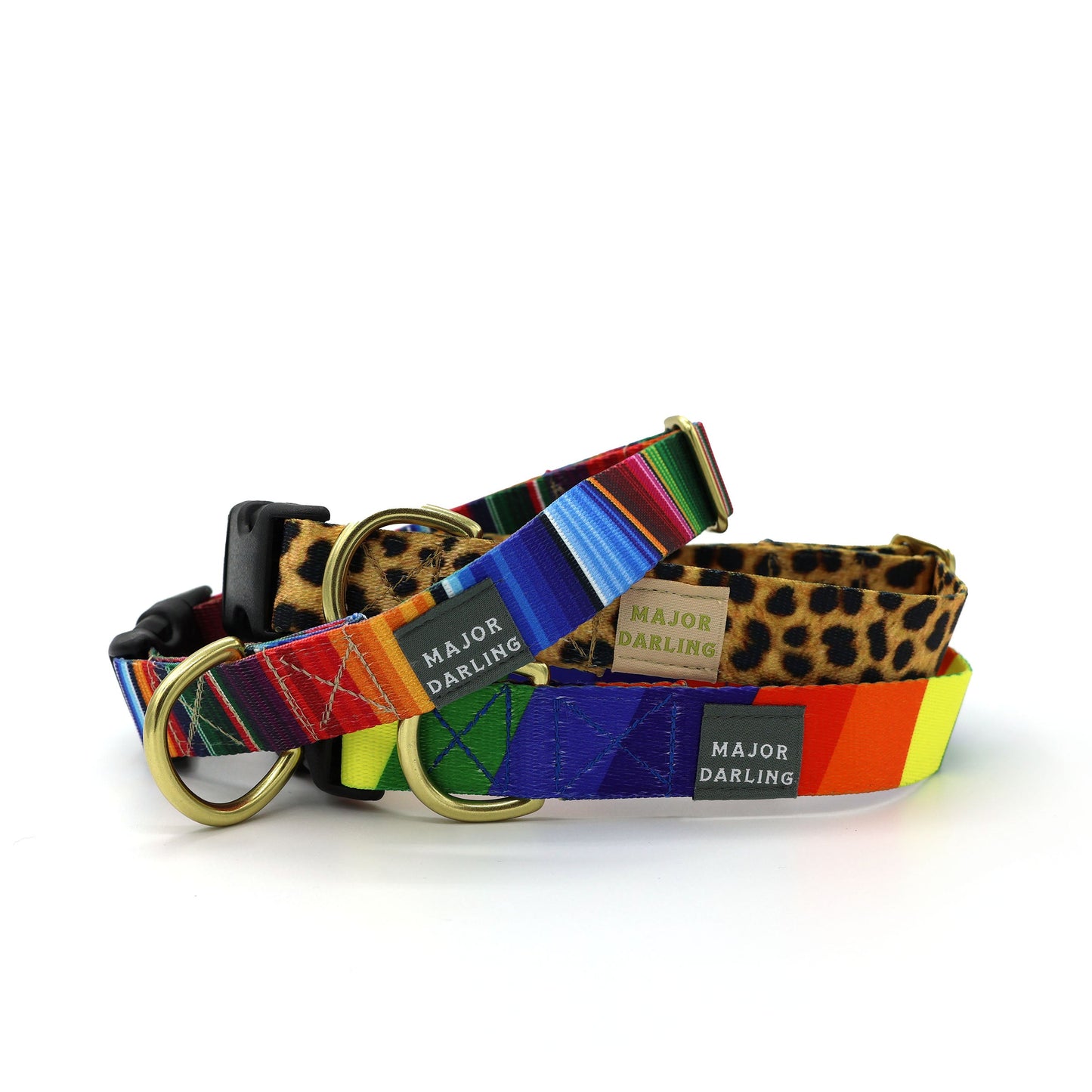 basic snap collar / printed