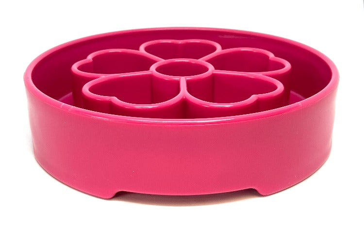 Flower eBowl Deep Slow Feeder Dog Bowl for Enrichment | USA Made