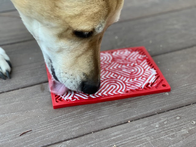 Love eMat - Enrichment Lick Mat for Dogs and Cats| Heart Design | SodaPup