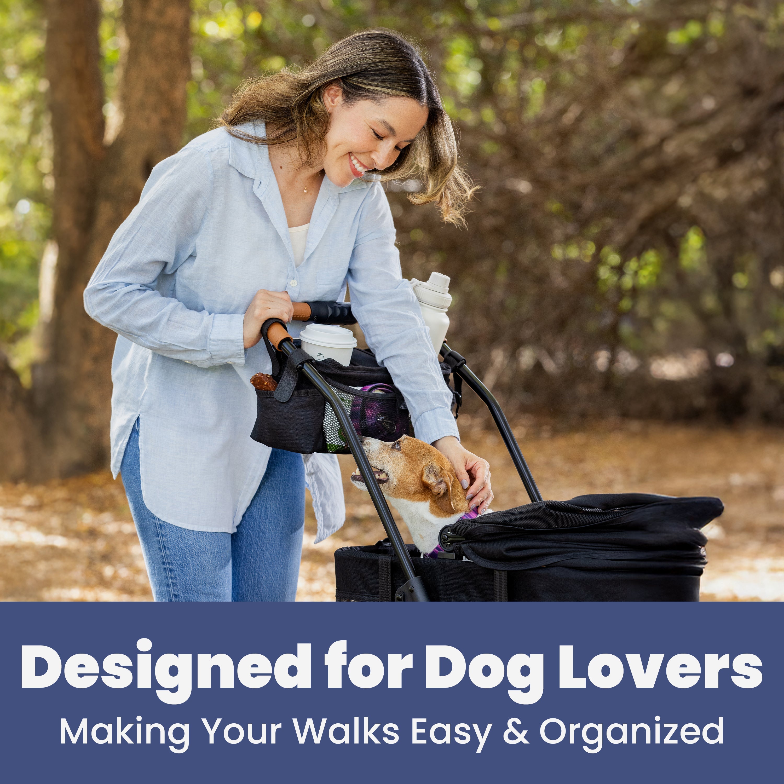 Dog Stroller Caddy Organizer