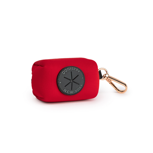 Poop Bag Holder - Iconic Red