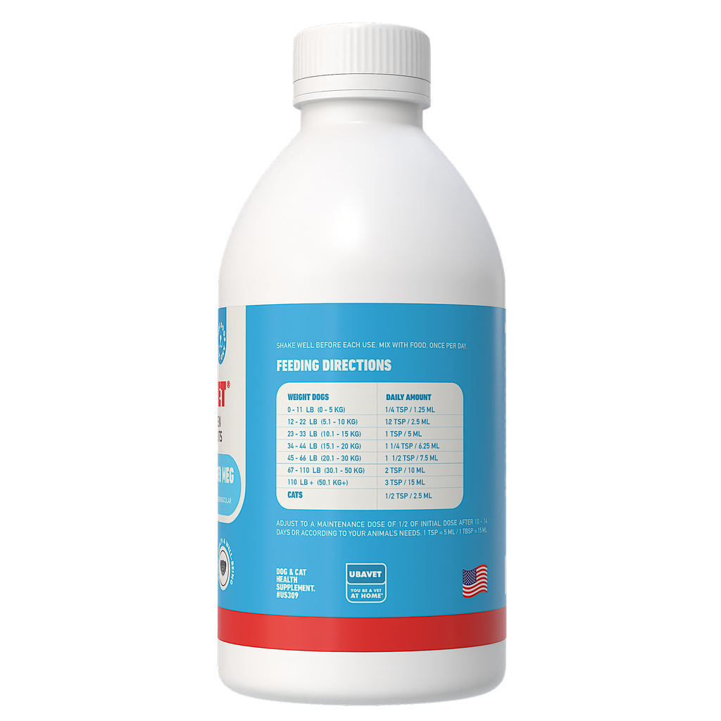 UBAVET Joint Power MEG Maximum Joint Support Liquid for Dogs & Cats