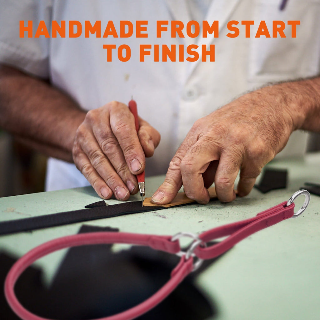 Soft Leather Round Martingale Collar