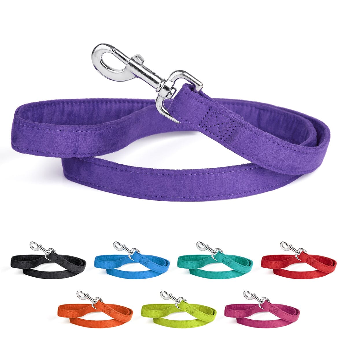 Comfort Microfiber Flat Dog Leash