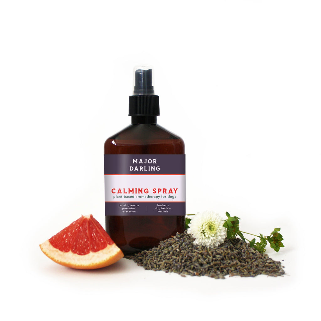 calming dog bed spray