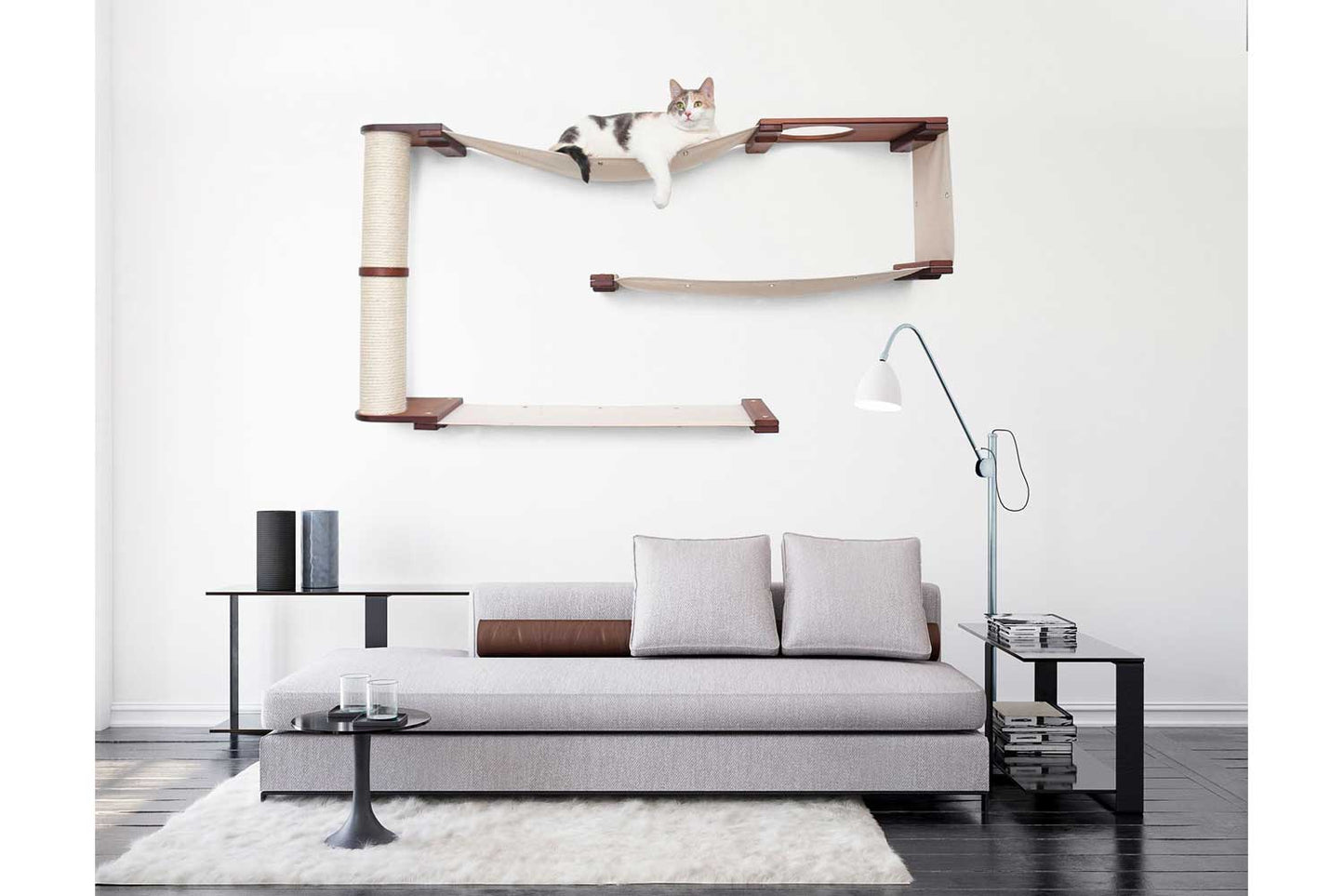 Cat Maze Wall - 3 Tier Cat Tree