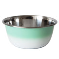 Deep Dog Bowl – Stainless Steel Bowl, Ideal for Small, Medium & Large Dogs – Mint Green