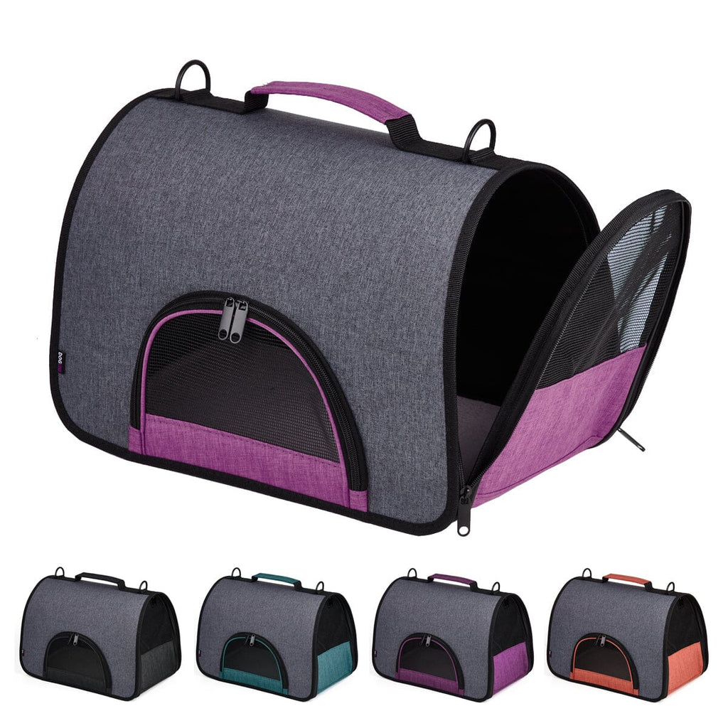 Dual Color Collapsible Pet Carrier