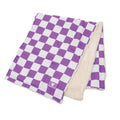 Frenchie Blanket - LA Purple Checkered