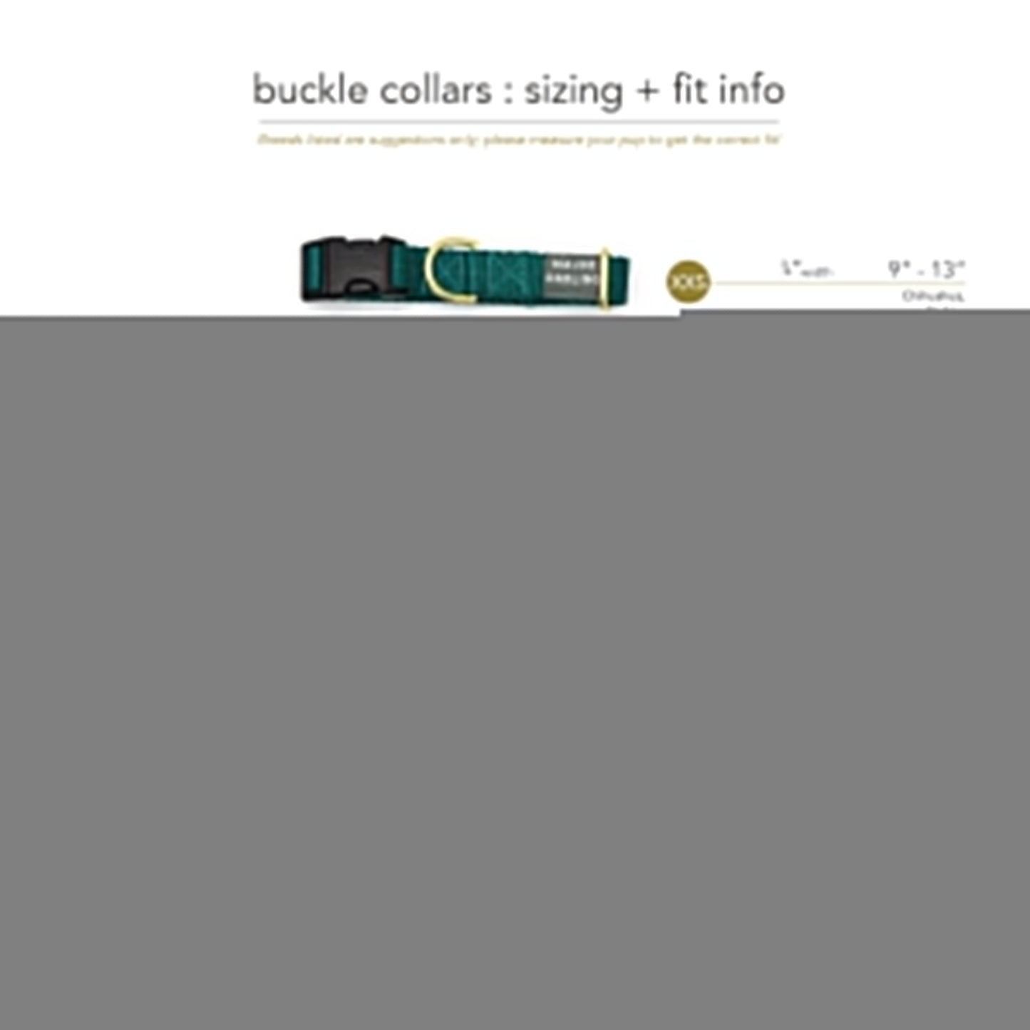 basic snap collar / printed