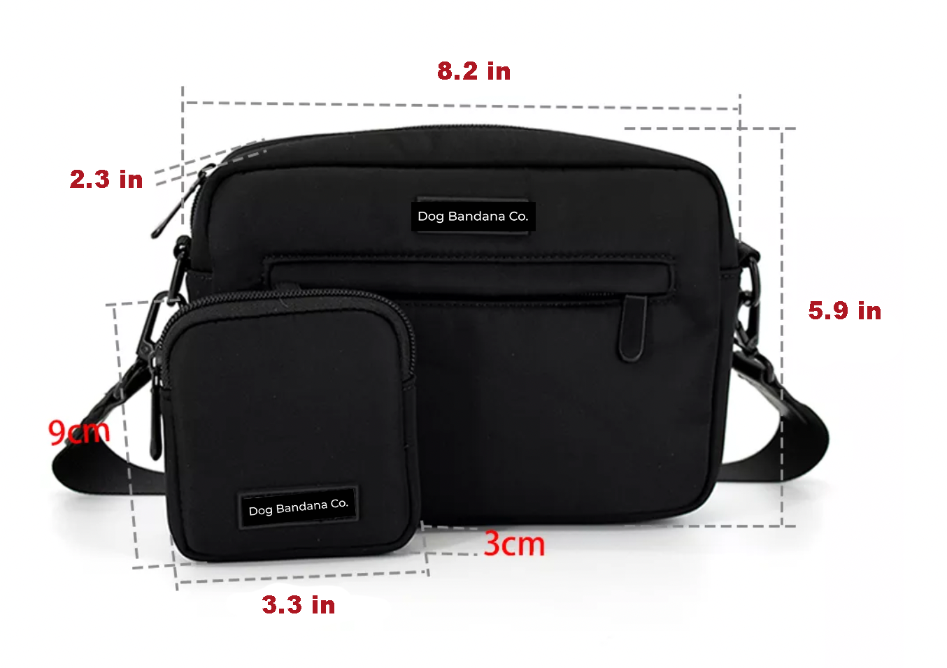 Crossbody Dog Walking Bag