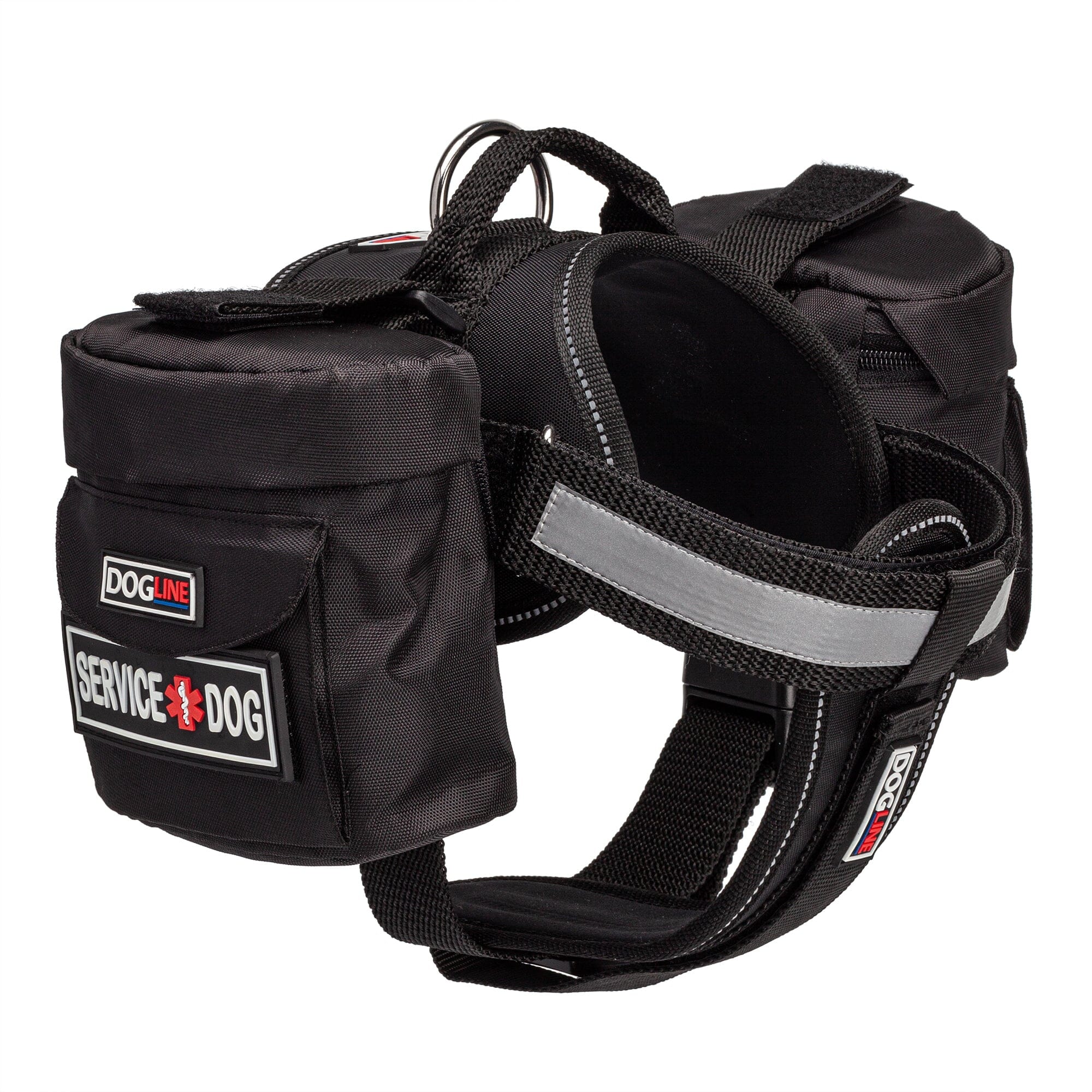 Removable Utility Side Bags for Dog Harness