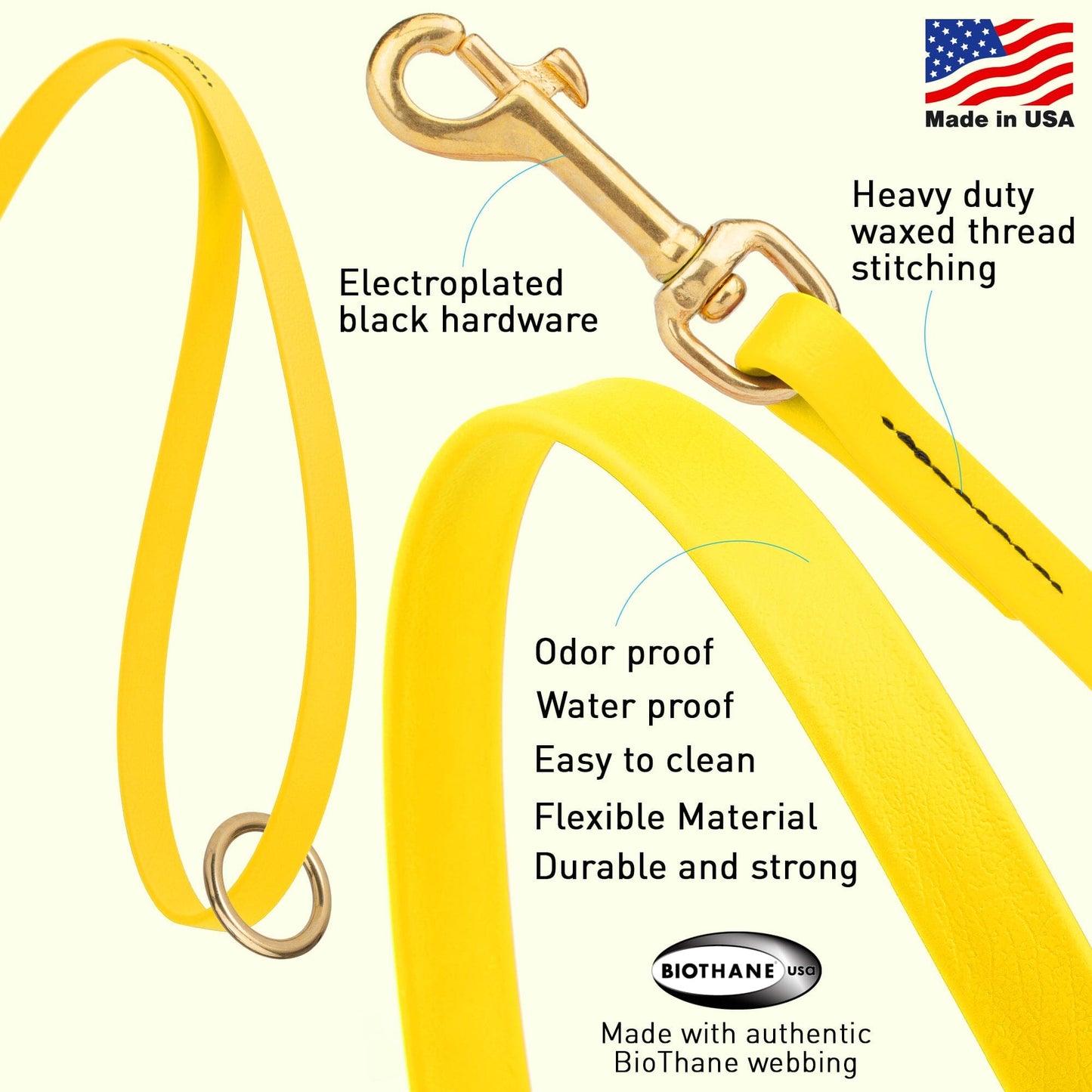 Viper Biothane Working Lead 4 ft