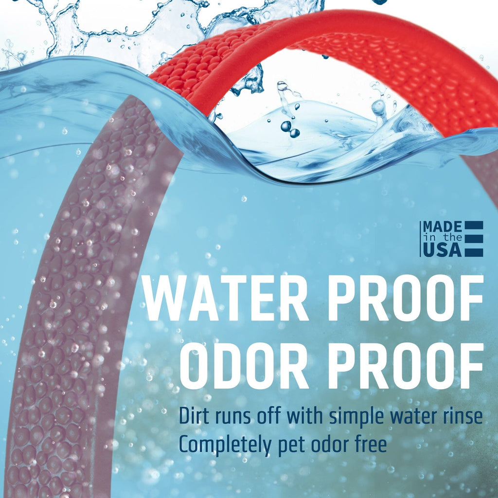 Viper Pebble Emboss BioThane Dog Leash with Solid Brass Hardware, 5 ft