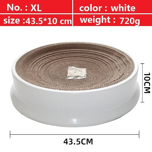 Multiple Shapes Clean Design Cat Scratcher And Couch, 2 in 1