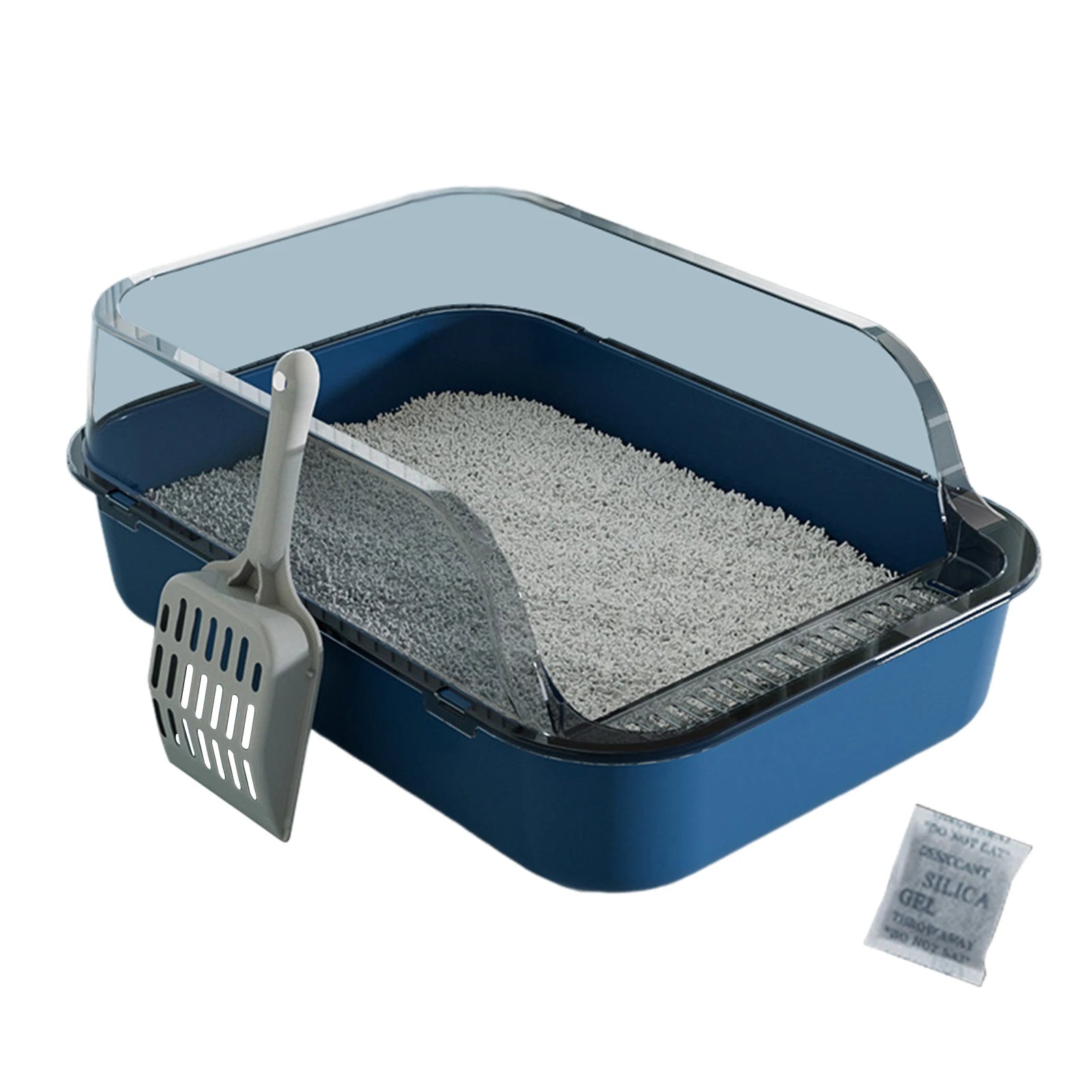 Large Semi Enclosed Cat Litter Box