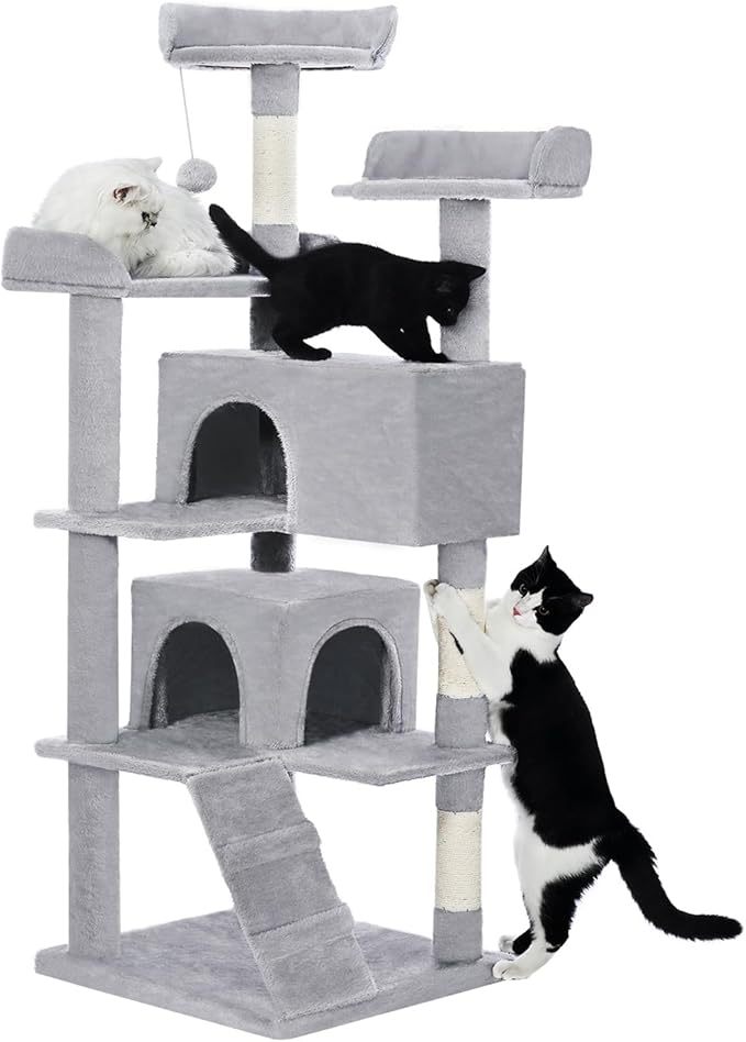Cat Tree With 2 Apartments Cat Activity Center