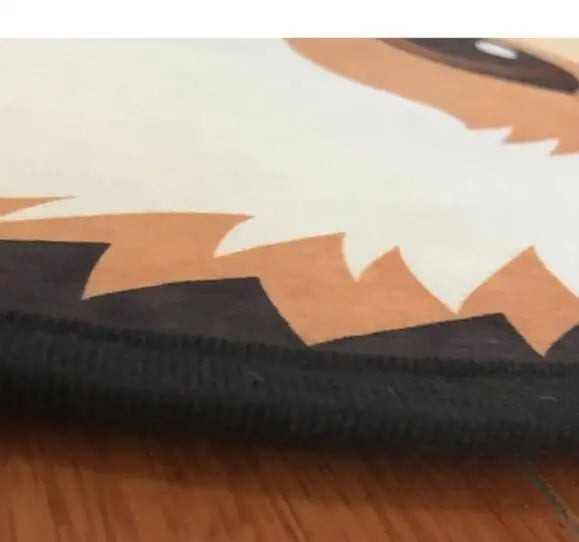 Thick Cartoon dog head shape Anti-Slip Rugs