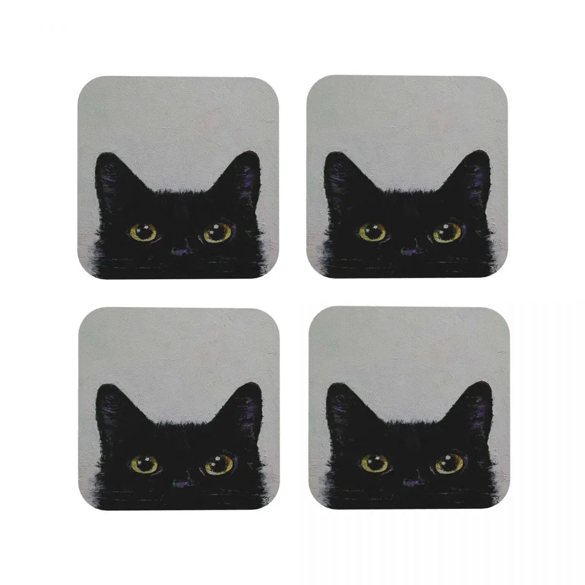 Black Cat Coasters