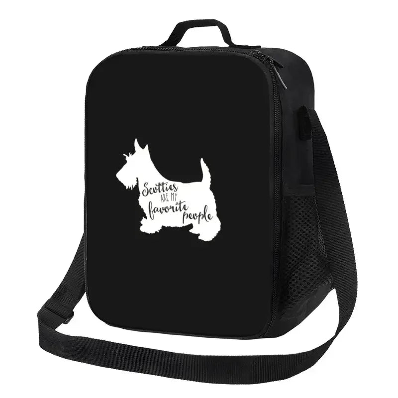 Scottie Dog Insulated Lunch Tote Bag Multiple Designs