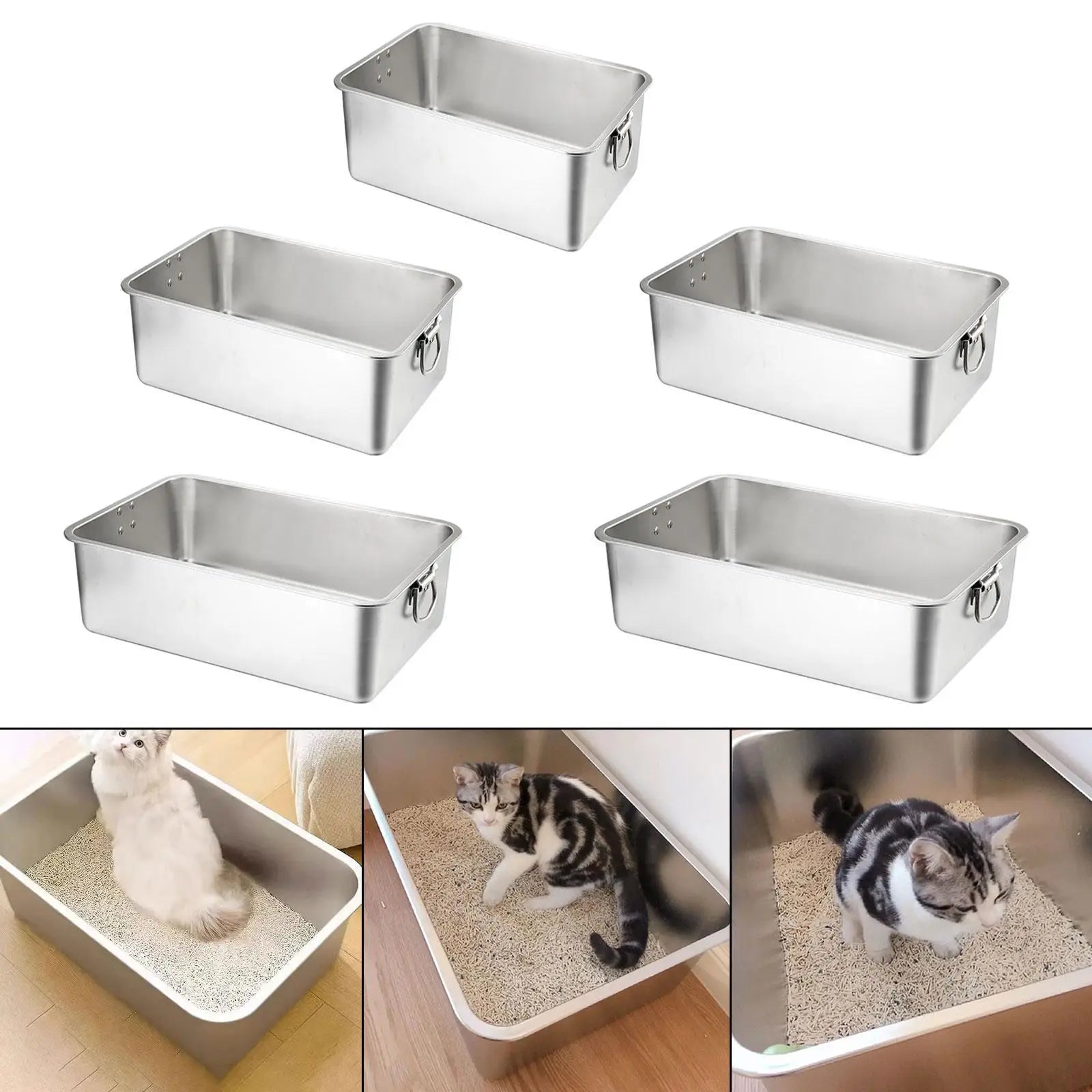 Stainless Steel Litter Box