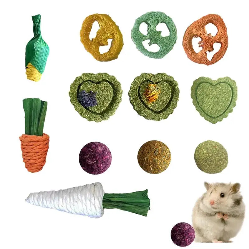 Bunny and Hamster Chew Toys