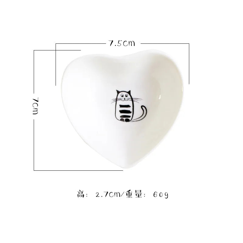 Ceramic Cat Dish And Tableware