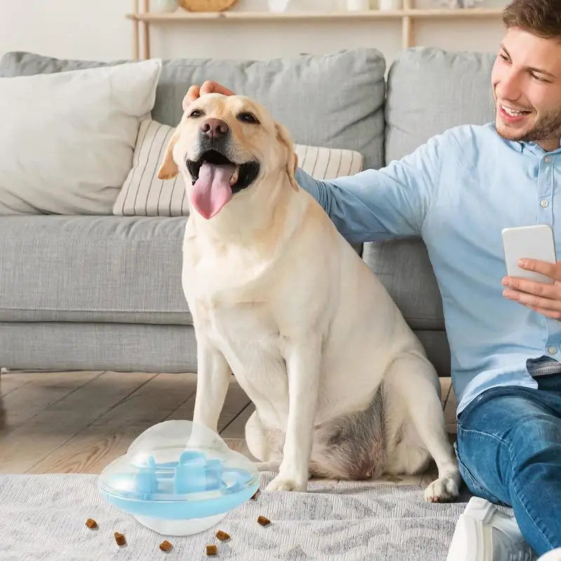 Pet Slow Feeder UFO-Shaped Food Puzzle