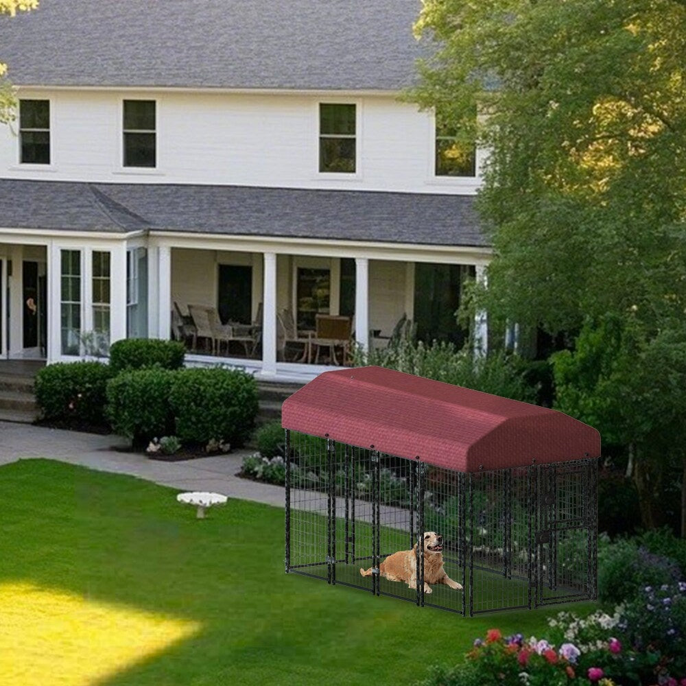 Outdoor Covered Dog Kennel