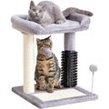 Cat Tree Tower with Self-grooming Brush