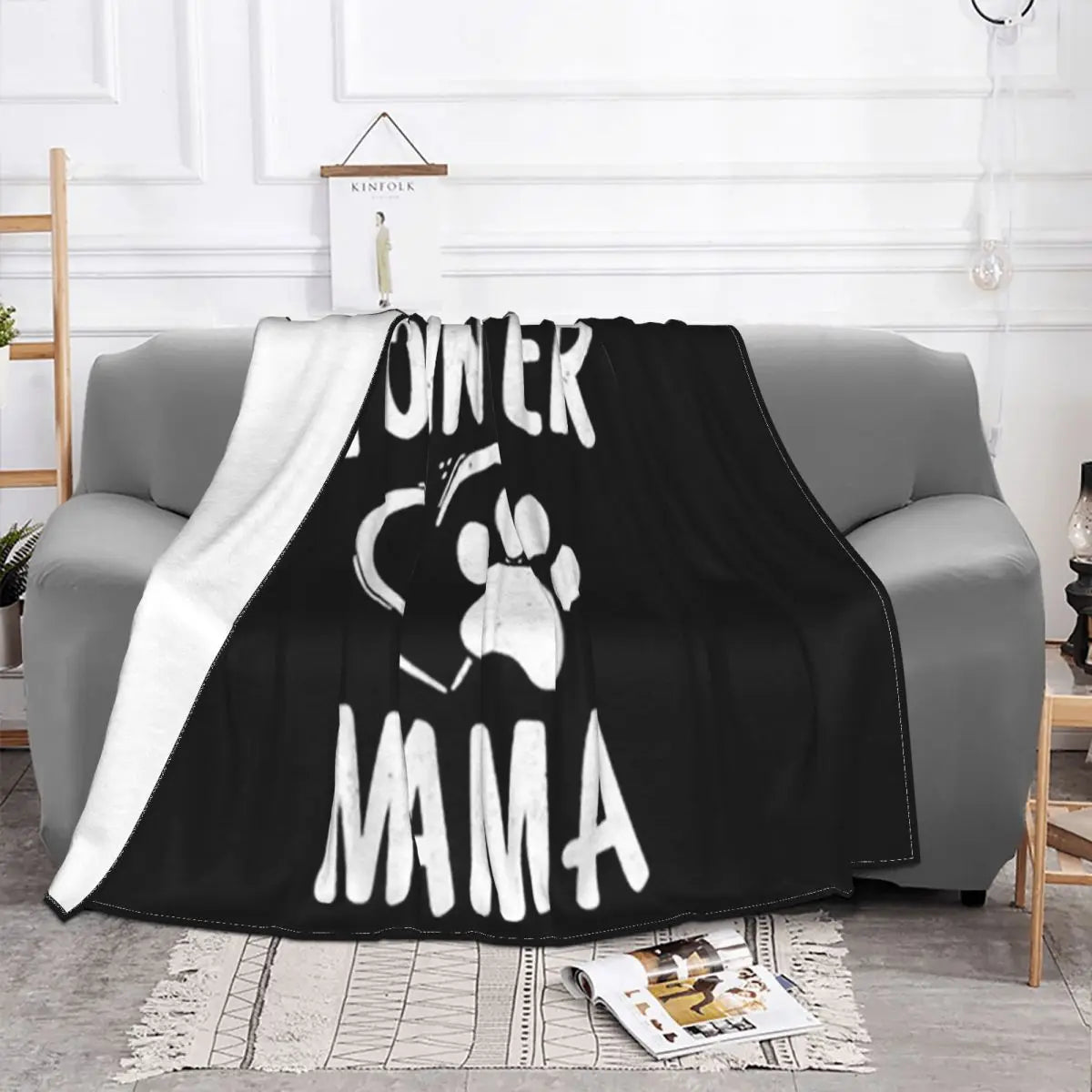 German Shorthair Dog Mom Fashion Formal Throw Blanket