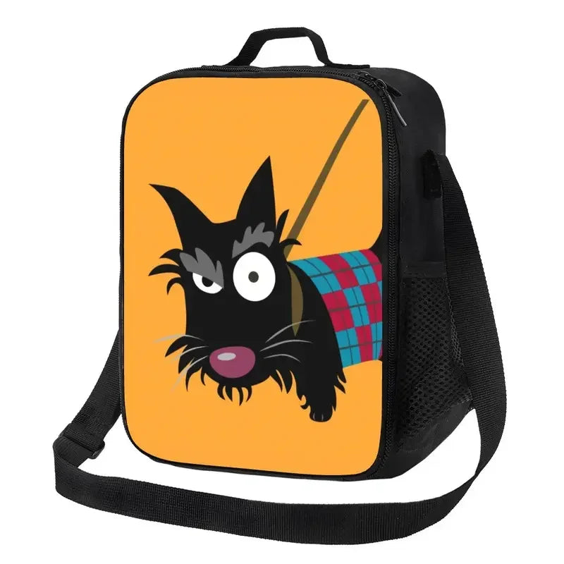 Scottie Dog Insulated Lunch Tote Bag Multiple Designs