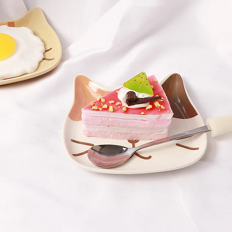 Cute Cat Ceramic Tableware Set