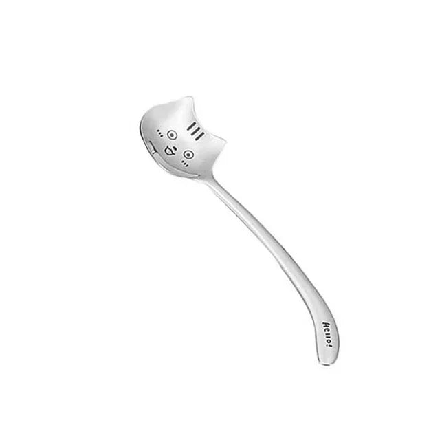 Cute Cat Stainless Steel Spoon Set