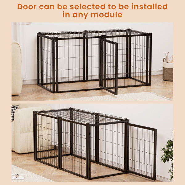 Dog Cage 47.2 Inches, Suitable For Small And Medium-sized Dogs