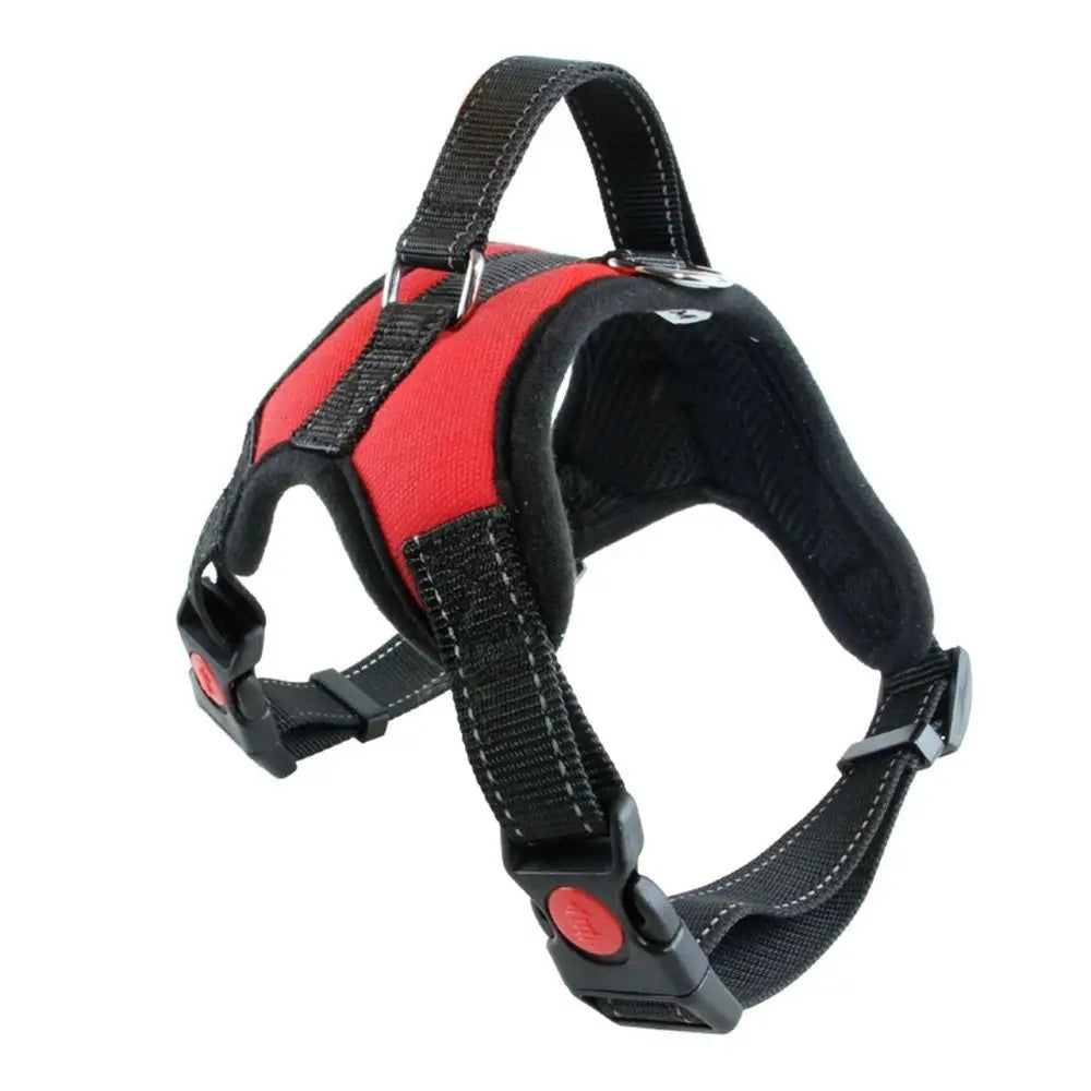 Anti Pull Breathable Pet Chest Strap Adjustable Nylon Walking Harness