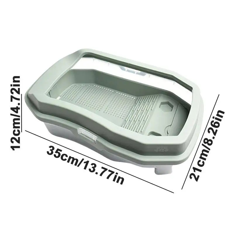 Turtle Tank Detachable Double Layers Habitat With Lid