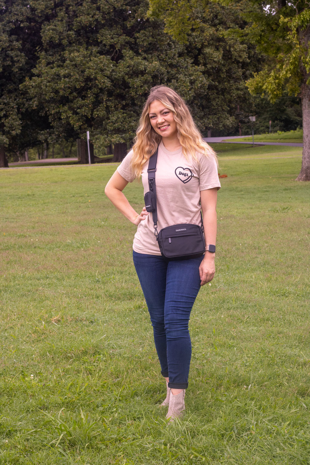 Crossbody Dog Walking Bag