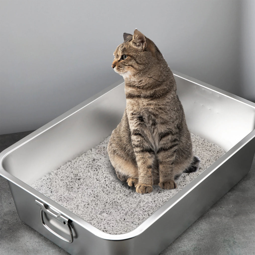 Stainless Steel Cat Litter Box