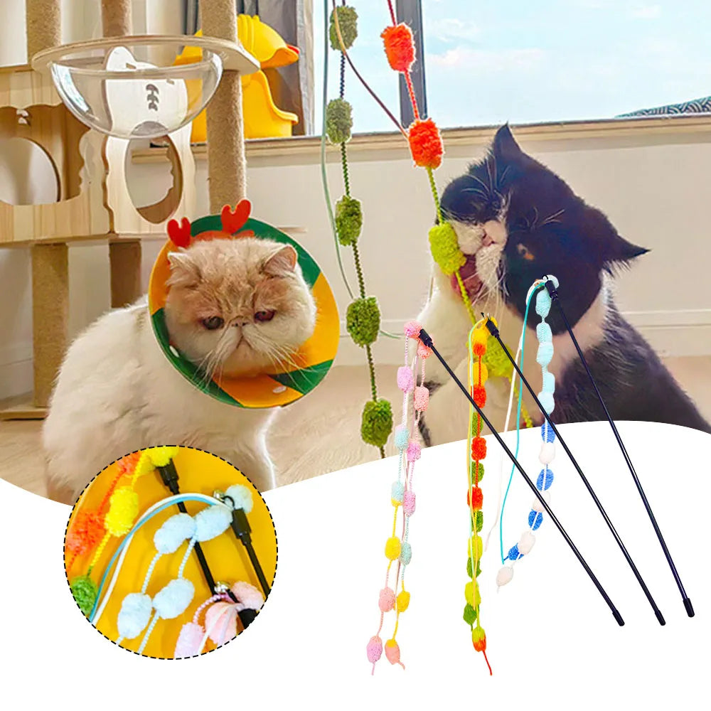 Cat Tickling play Stick