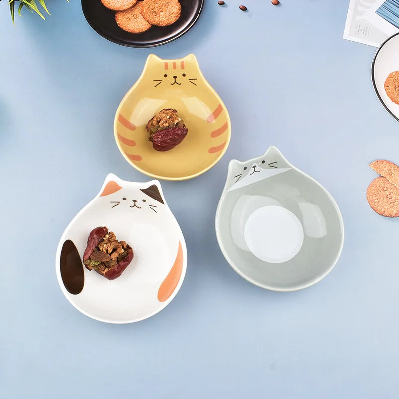 Ceramic Cat Face Tableware